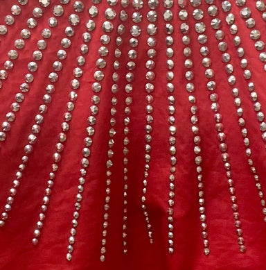Queen Of Sparkles Rhinestone Burst Swing Shorts