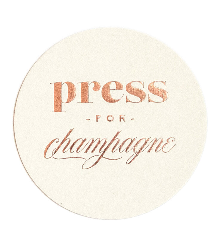 Kitty Meow Champagne Coasters