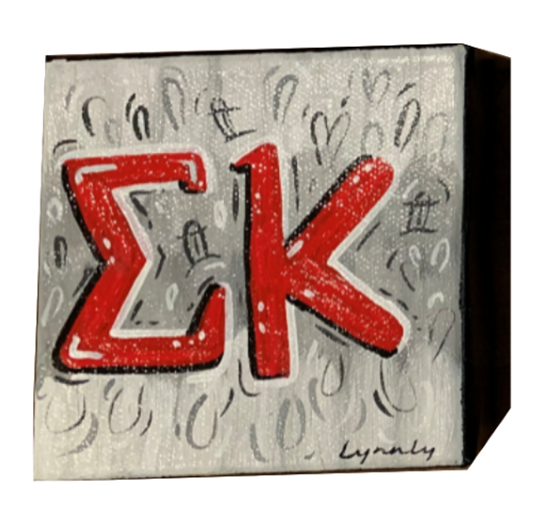 Sorority Graffiti Canvas