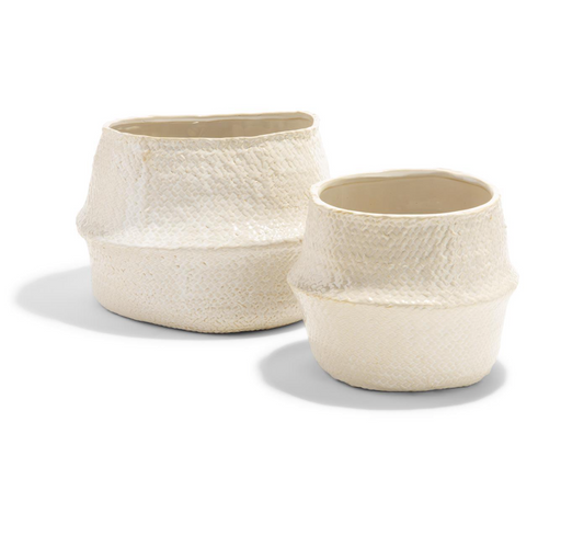 White Pot Decoration