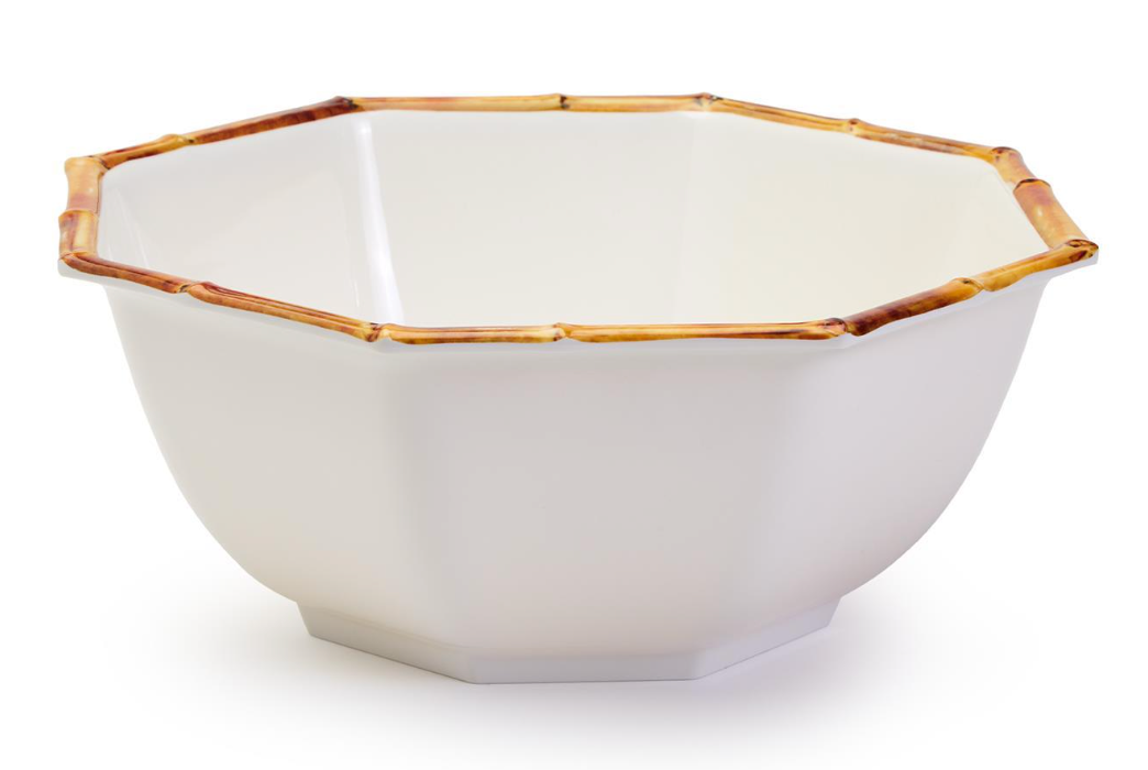 Bamboo Octagonal Serving Bowl