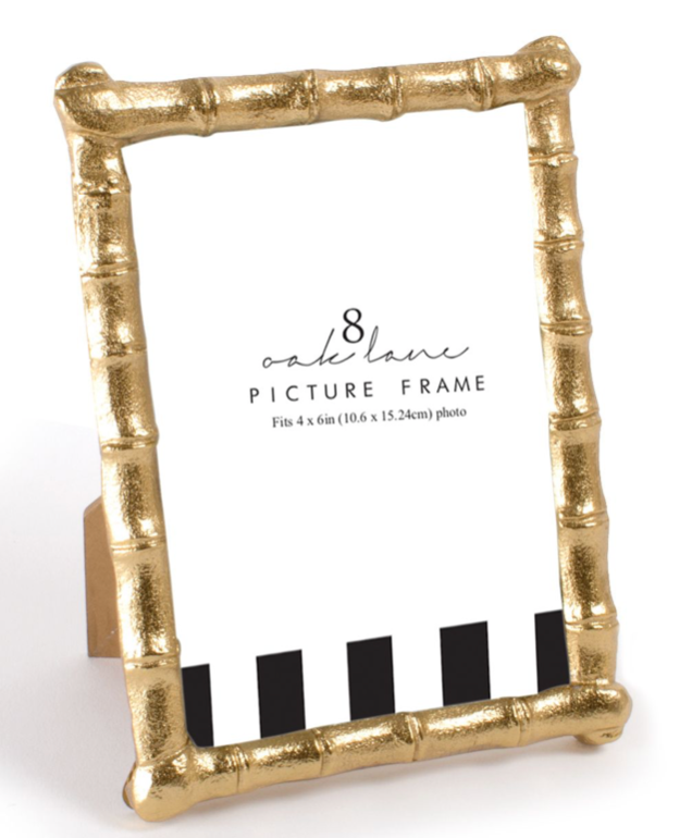 5x7 Gold Bamboo Picture Frame