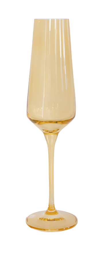 Estelle Yellow Champagne Flute