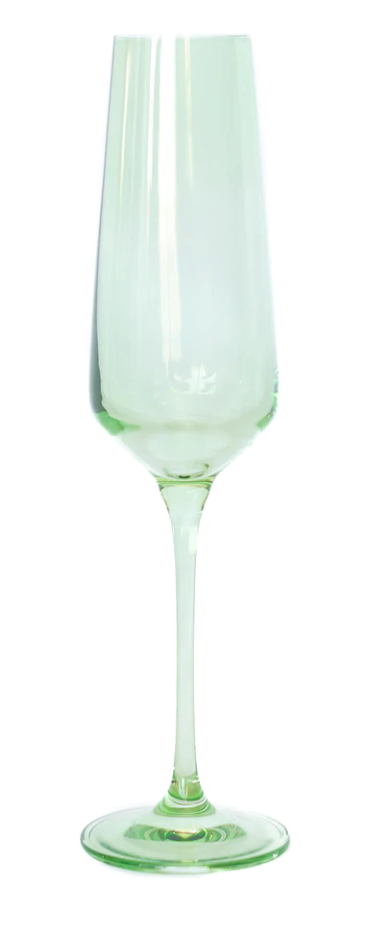 Estelle Mint Green Champagne Flute