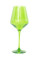 Load image into Gallery viewer, Estelle Forest Green Wine Stemware
