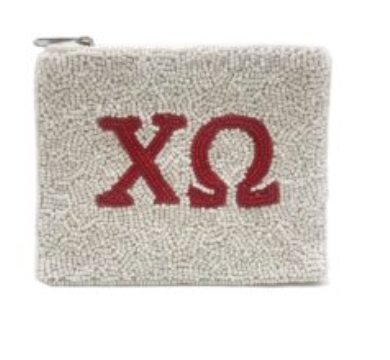 Beaded Sorority Coin Purse