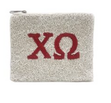 Load image into Gallery viewer, Beaded Sorority Coin Purse
