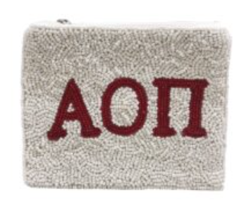 Beaded Sorority Coin Purse