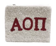 Load image into Gallery viewer, Beaded Sorority Coin Purse
