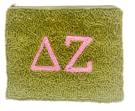 Beaded Sorority Coin Purse