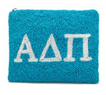 Beaded Sorority Coin Purse