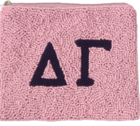 Beaded Sorority Coin Purse