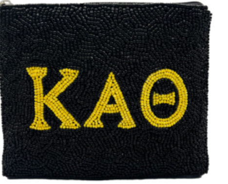 Beaded Sorority Coin Purse