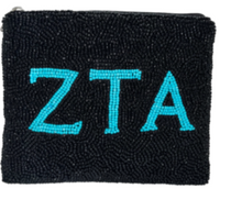 Load image into Gallery viewer, Beaded Sorority Coin Purse
