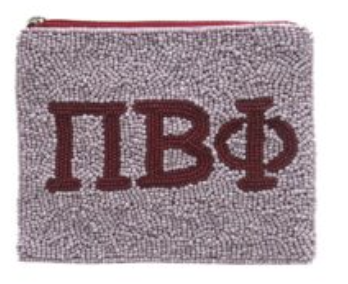 Beaded Sorority Coin Purse
