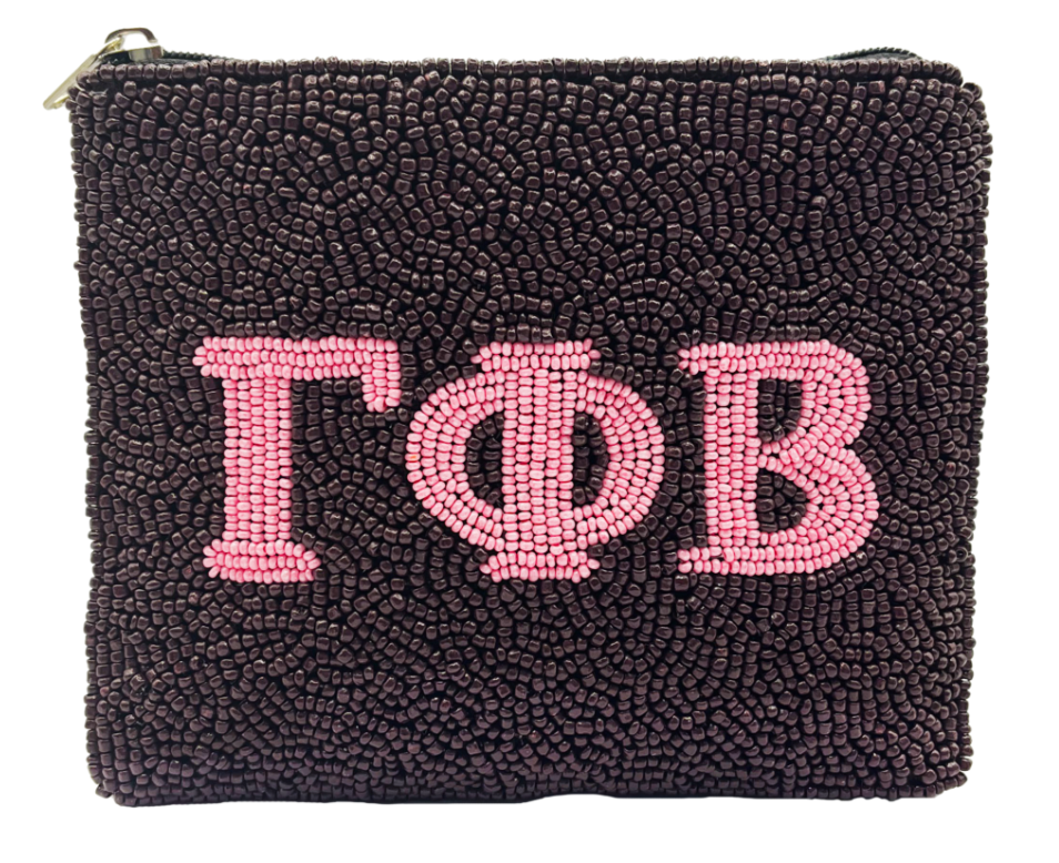 Beaded Sorority Coin Purse