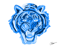 Load image into Gallery viewer, 8&quot; x 10&quot; Tiger Print
