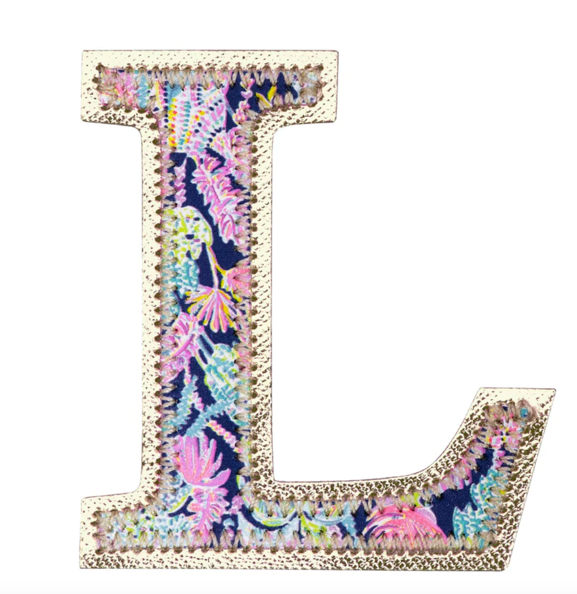 Lilly Pulitzer Monogram Sticker