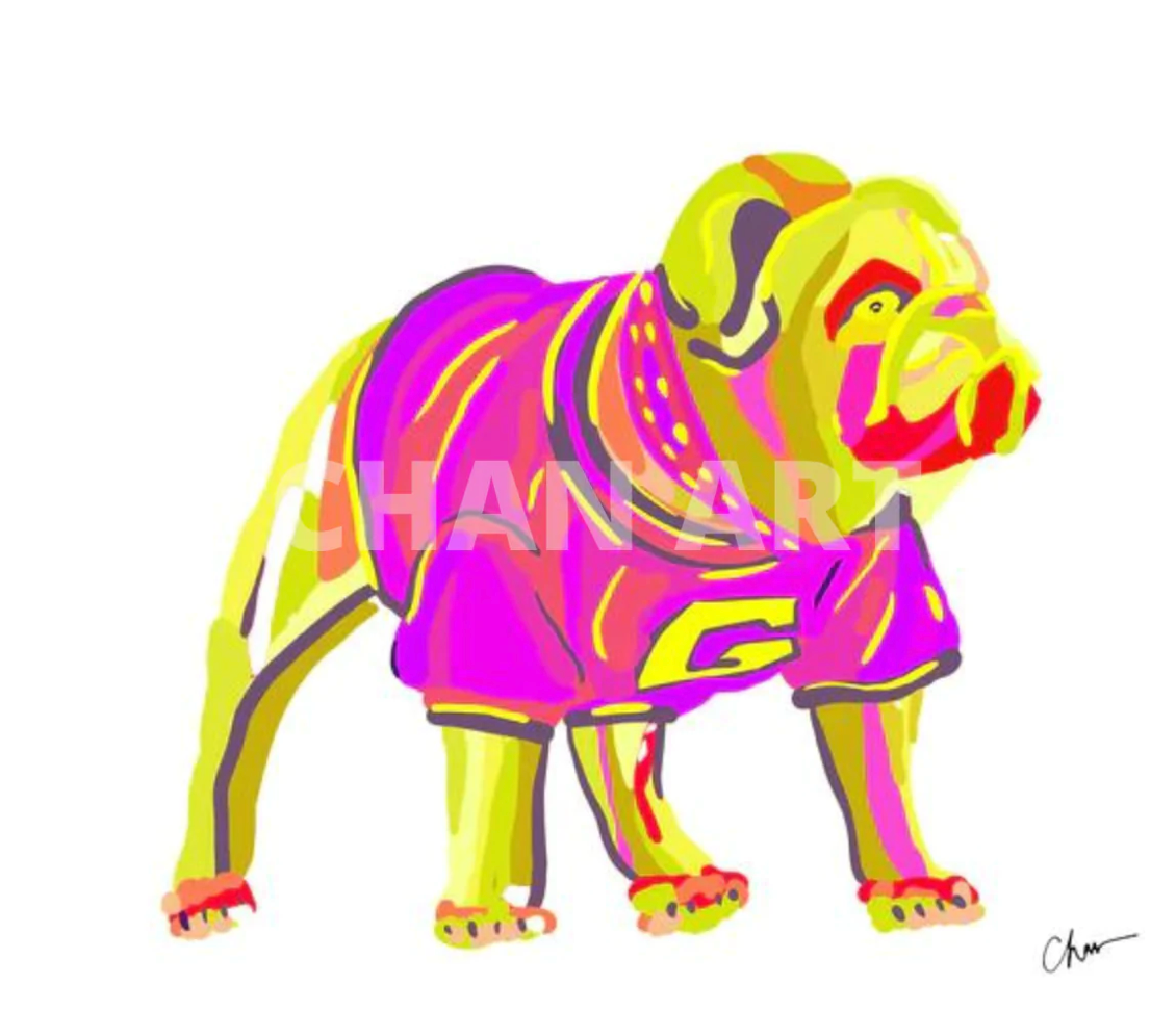 8x10 Bulldawg Print