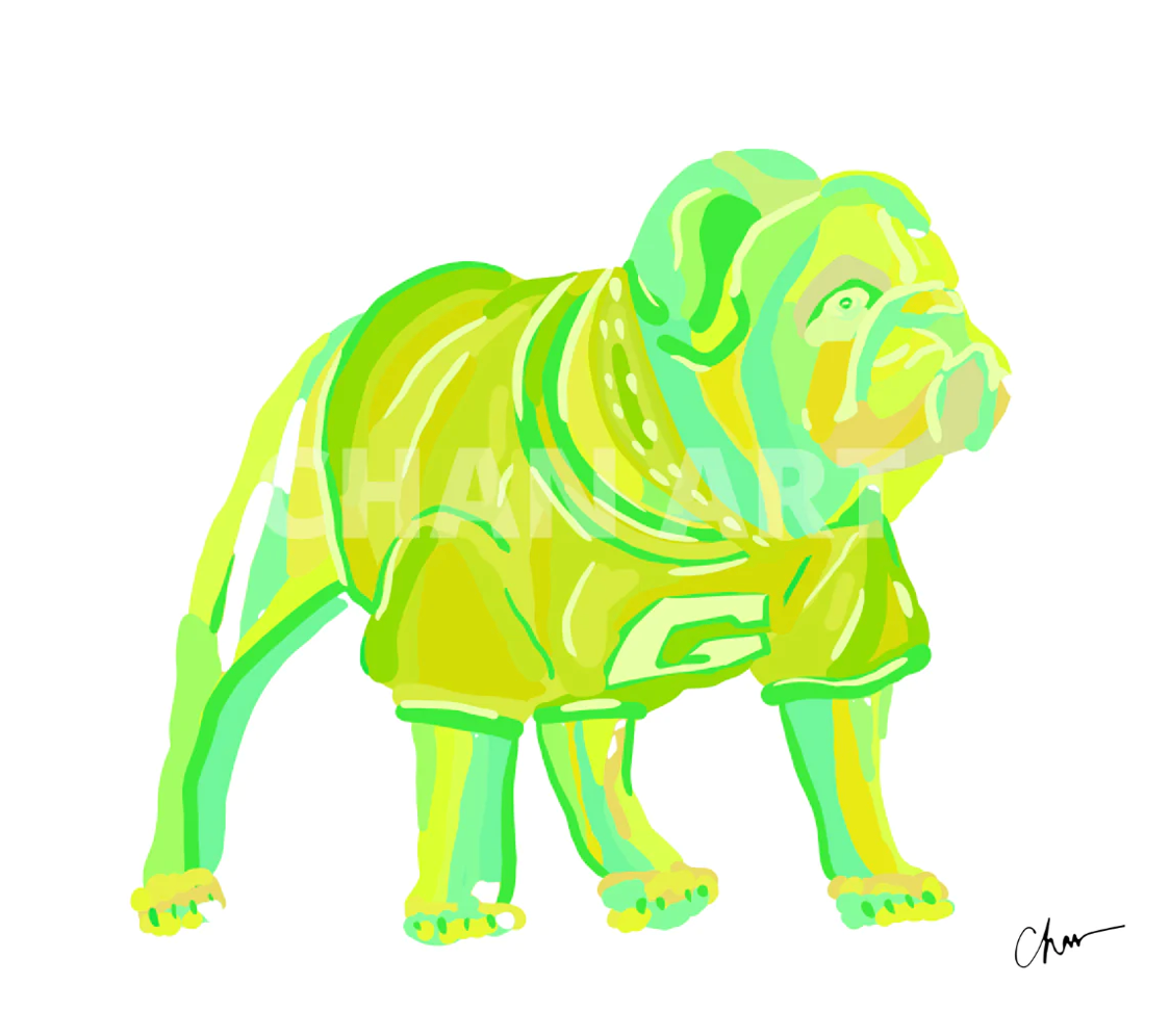 8x10 Bulldawg Print