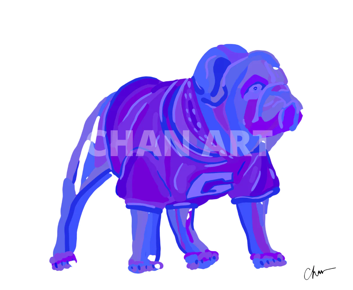 8x10 Bulldawg Print