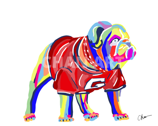 8x10 Bulldawg Print