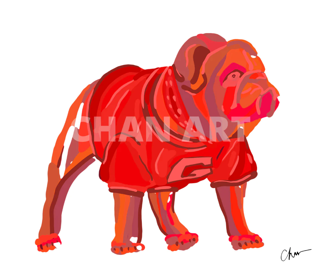 8x10 Bulldawg Print
