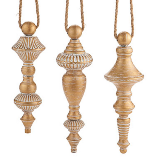 Gold Finial Ornament