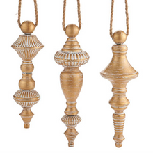 Load image into Gallery viewer, Gold Finial Ornament
