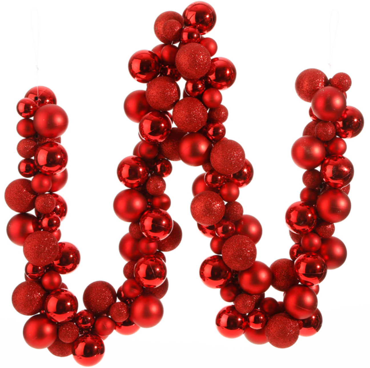 6’ Red Ball Garland