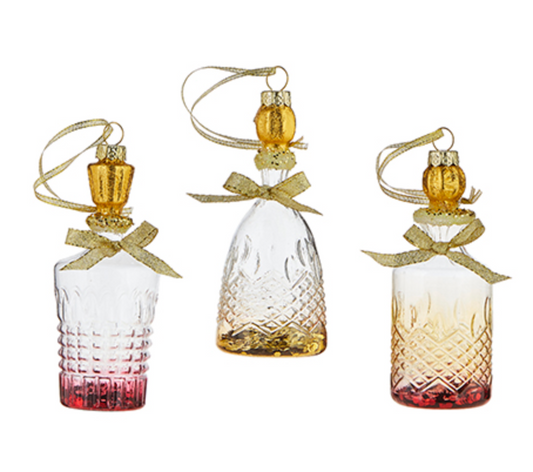 Glitter Decanter Ornament
