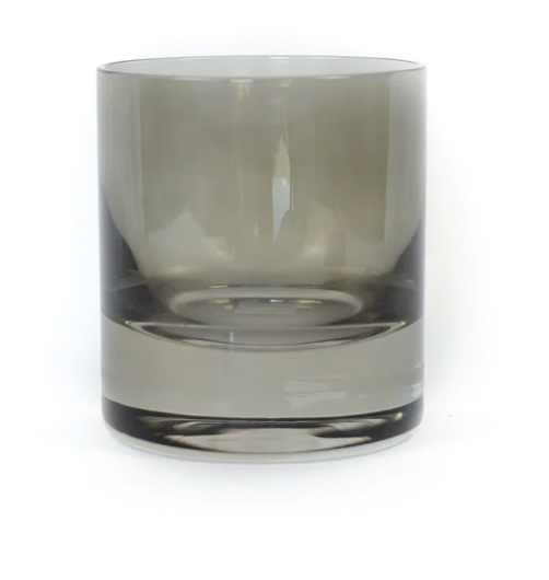 Estelle Gray Smoke Rocks Glass