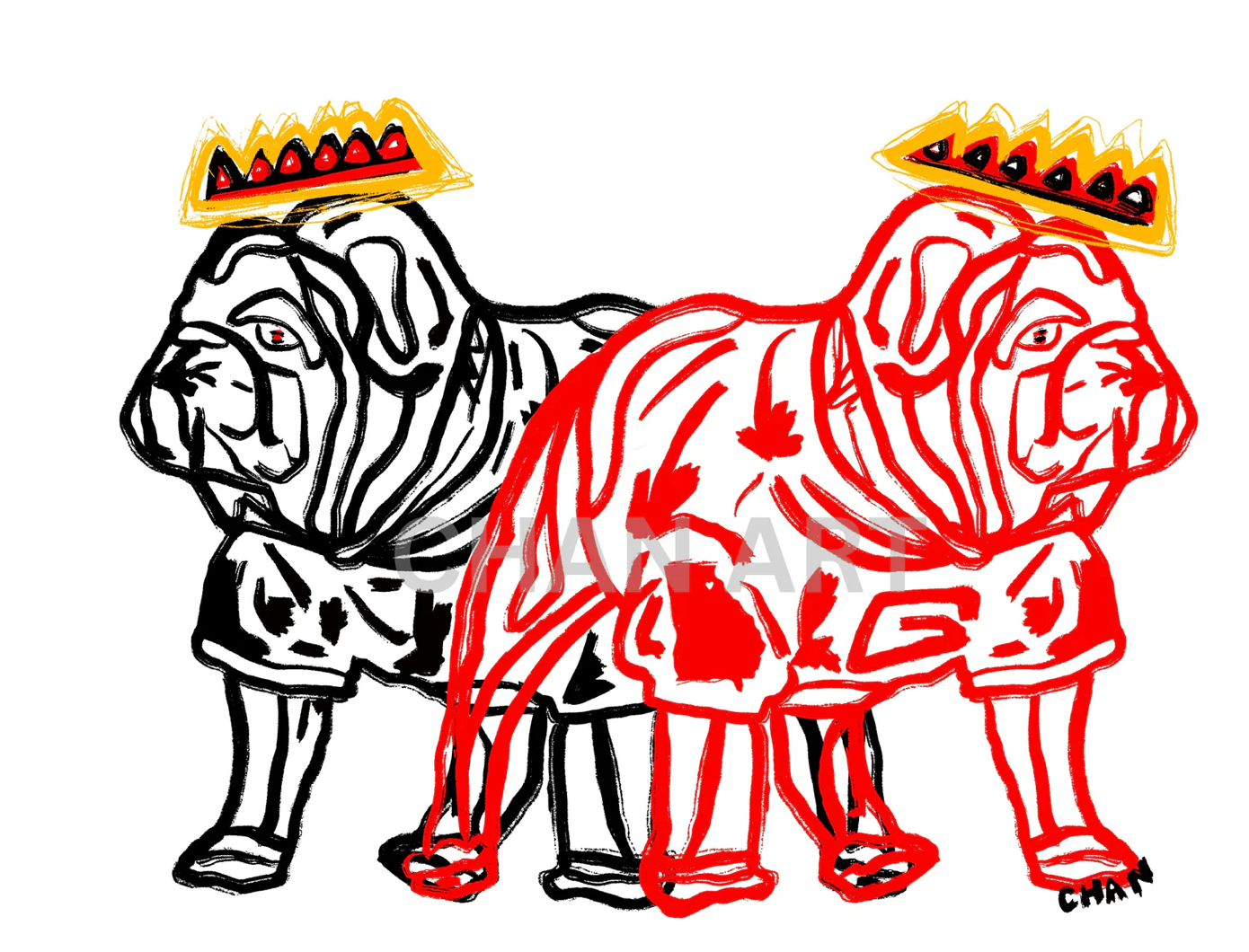 8x10 Bulldawg Print