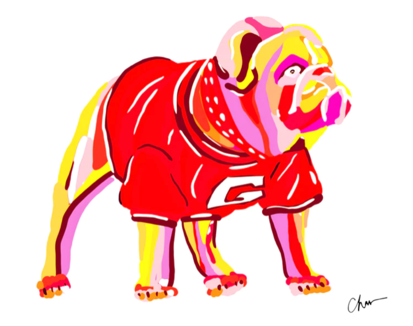 8x10 Bulldawg Print
