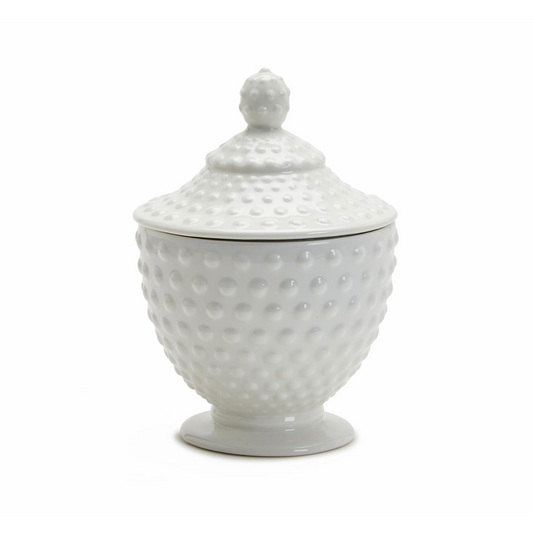 Hob Nail Lidded Jar