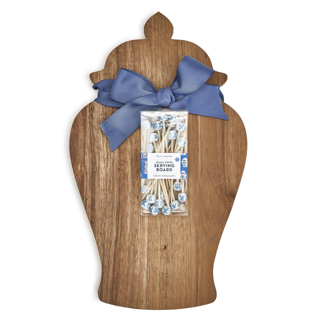 Ginger Jar Serving Board With Bamboo Picks