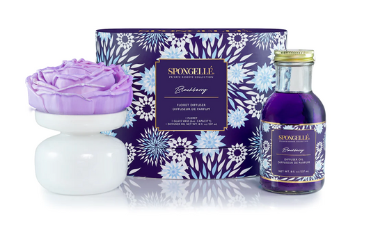 Spongelle Private Reserve Blackberry Diffuser Gift Set