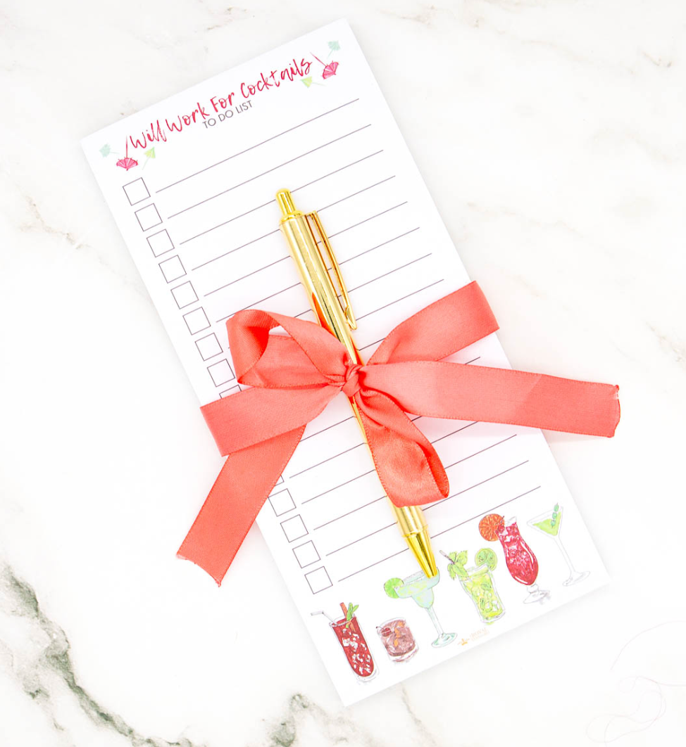 Cocktails To Do List Gift Set