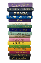 Load image into Gallery viewer, Decorative Books: Gold Lettering on Colorful Spine
