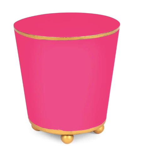 Color Block Round Cachepot