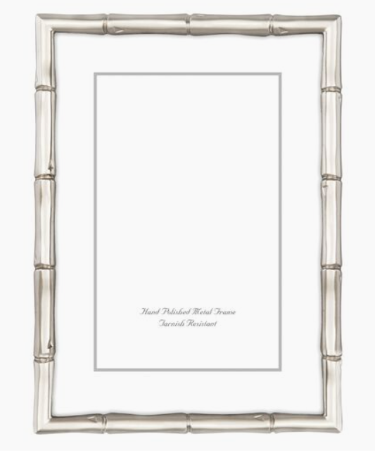 Silver Bamboo Picture Frame