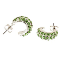 Load image into Gallery viewer, Rhinestone Huggie Earrings
