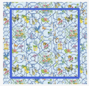 Blue Wonderland Napkin