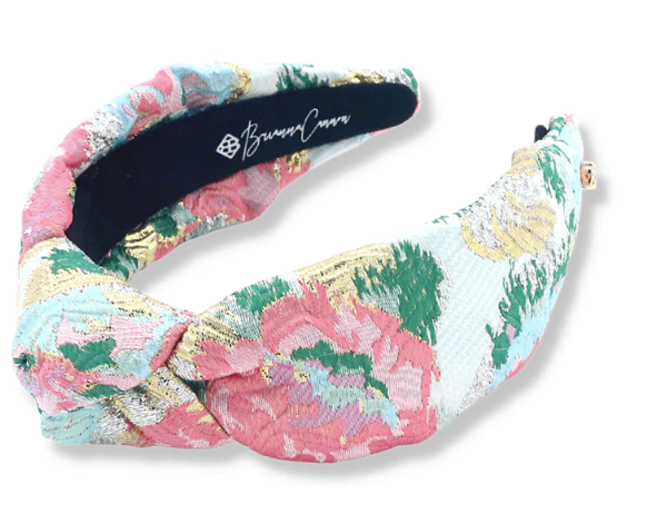 Spring Floral Brocade Headband