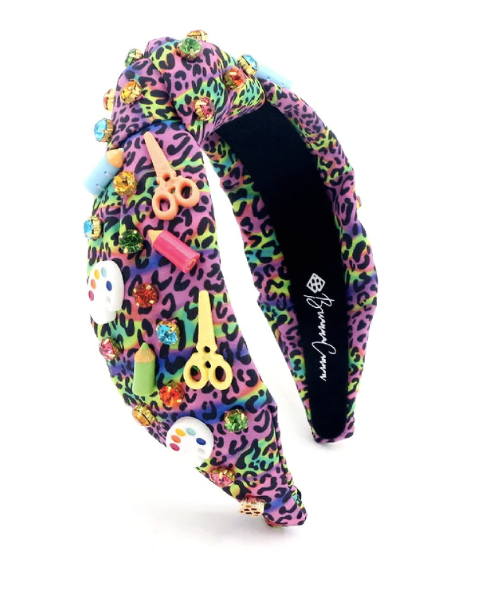 Neon Leopard School Headband