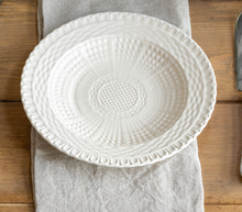 Load image into Gallery viewer, Creamware Basketweave Dinner Plate
