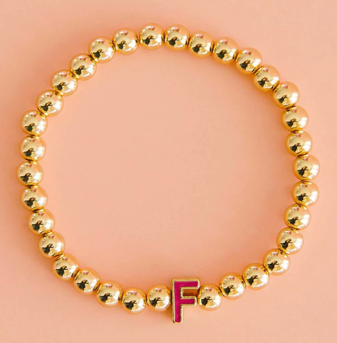 Monica Initial Bracelet