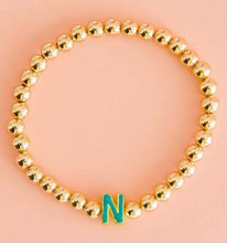 Load image into Gallery viewer, Monica Initial Bracelet
