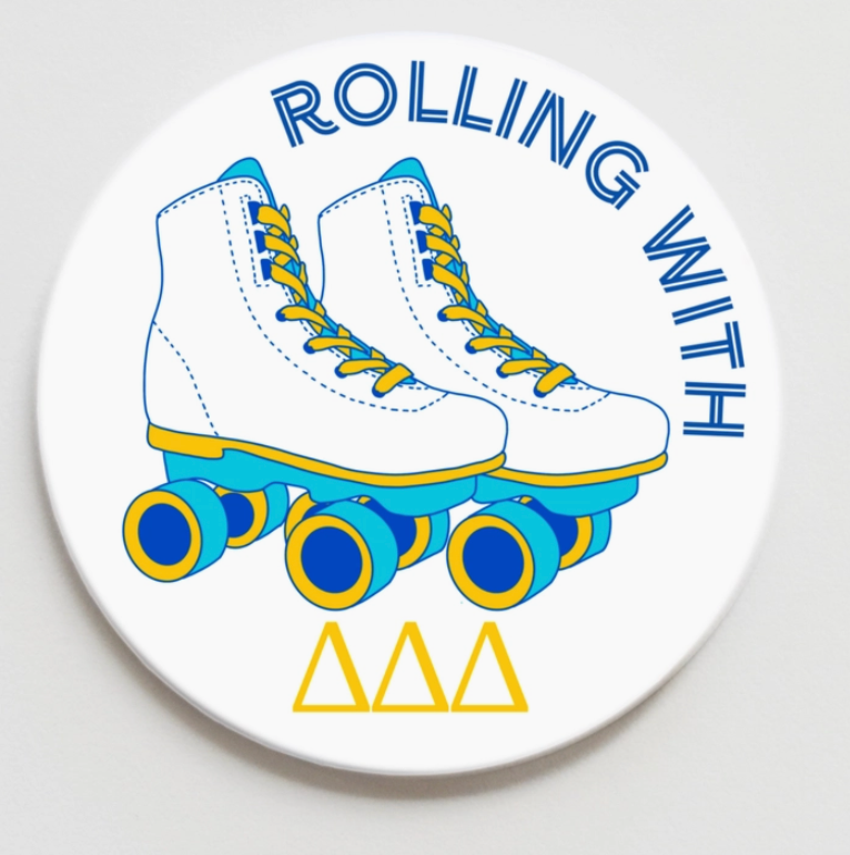 Tri Delta Button