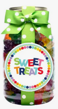 Load image into Gallery viewer, Rainbow Dot Candy Pint Jars
